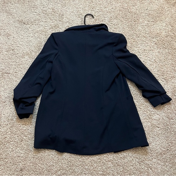 Fashion Nova The Celine Blazer Navy Blue Women’s small - Picture 7 of 7
